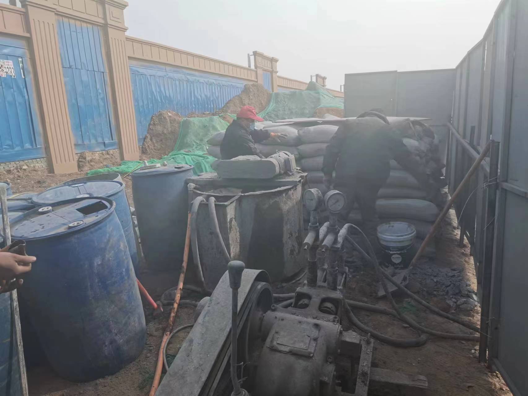 岳阳楼地基沉降注浆加固